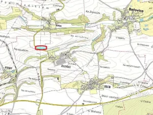 Prodej podílu pole, Beřovice, 2848 m2