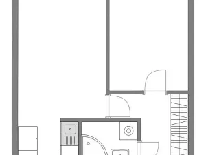 Pronájem bytu 2+kk, Praha - Hostivař, Kozmíkova, 46 m2