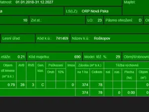 Prodej podílu lesa, Stará Paka, 4610 m2