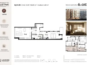 Prodej bytu 2+kk, Praha, 46 m2