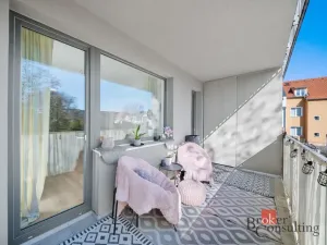 Pronájem bytu 2+kk, Praha - Hloubětín, Kbelská, 45 m2