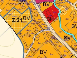 Prodej pozemku, Rudoltice, 3435 m2