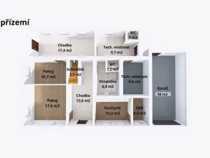 Prodej ubytování, Loučná nad Desnou - Filipová, 210 m2