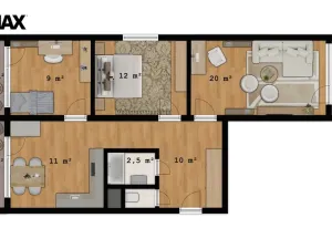 Prodej bytu 3+1, Hradec Králové - Nový Hradec Králové, třída Edvarda Beneše, 80 m2