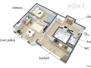 Prodej bytu 2+kk, Vejprty, Moskevská, 53 m2