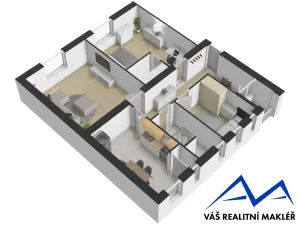 Prodej apartmánu, Ostrava, náměstí Msgre Šrámka, 93 m2