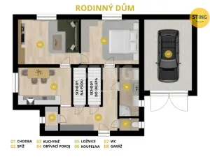 Prodej rodinného domu, Opava, Novosvětská, 136 m2