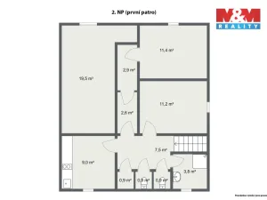 Prodej rodinného domu, Jáchymov - Mariánská, Marie Majerové, 180 m2