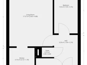 Pronájem bytu 2+kk, Praha - Hostivař, Záveská, 38 m2