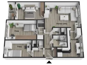 Prodej bytu 4+1, Ostrava, Zimmlerova, 81 m2