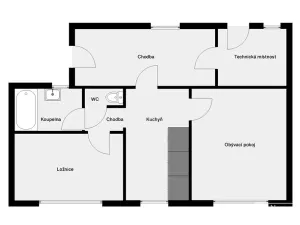 Prodej rodinného domu, Štěkeň, 69 m2