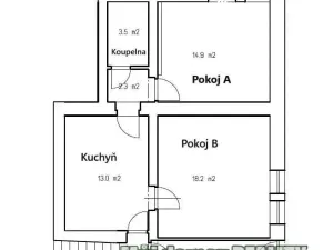 Pronájem pokoje, Praha - Břevnov, Na břevnovské pláni, 18 m2