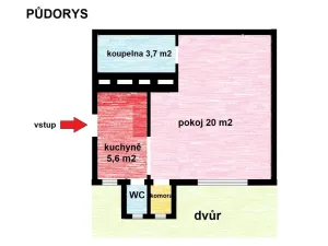 Prodej bytu 1+kk, Praha - Bubeneč, Národní obrany, 31 m2