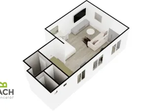 Pronájem bytu 1+kk, Náchod, Smiřických, 38 m2