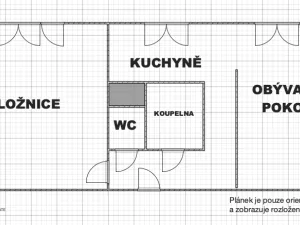 Pronájem bytu 2+kk, Drnholec, Wolkerova, 50 m2