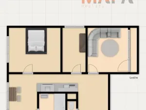 Prodej bytu 3+1, Chomutov, Pod Břízami, 61 m2