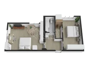 Prodej bytu 2+kk, Praha - Žižkov, Biskupcova, 47 m2