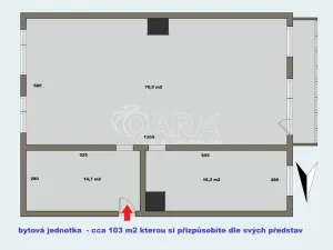 Prodej bytu 4+1, Praha - Stodůlky, Mezi školami, 97 m2