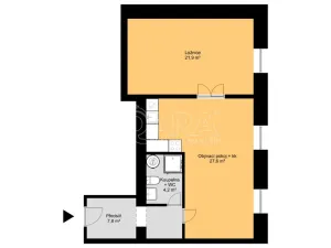 Pronájem bytu 2+kk, Praha - Karlín, Sokolovská, 62 m2