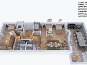 Prodej apartmánu, Strachotín, Sklepní, 285 m2