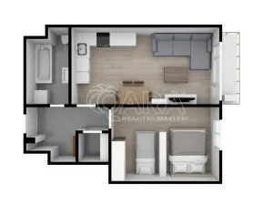 Pronájem bytu 2+kk, Praha - Dolní Měcholupy, Honzíkova, 60 m2