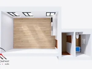 Pronájem bytu 1+kk, Ostrava, Křišťanova, 34 m2