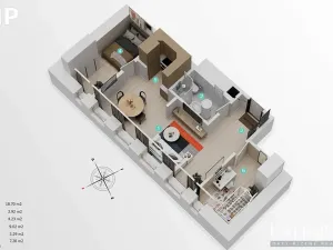 Prodej bytu 3+kk, Svoboda nad Úpou, Nový svět, 46 m2