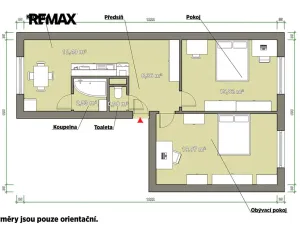 Prodej bytu 2+1, Chomutov, Kamenná, 60 m2