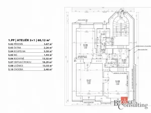 Pronájem bytu 2+1, Praha - Strašnice, Mukařovská, 60 m2