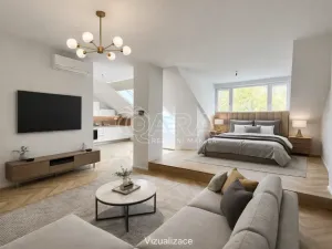 Pronájem atypického bytu, Praha - Smíchov, Holečkova, 56 m2