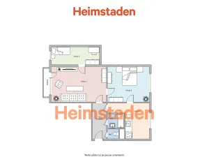 Pronájem bytu 3+1, Havířov - Město, Národní třída, 60 m2