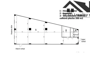 Pronájem obchodního prostoru, Jaroměř, Husova, 200 m2