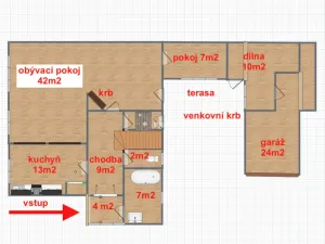 Prodej vícegeneračního domu, Libušín, Svatopluka Čecha, 174 m2