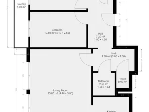 Pronájem bytu 3+1, Praha - Michle, Při trati, 75 m2