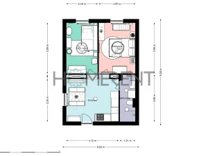 Pronájem bytu 2+1, Praha - Malešice, Bakalářská, 40 m2