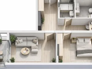 Pronájem bytu 2+1, Praha - Veleslavín, Maříkova, 55 m2