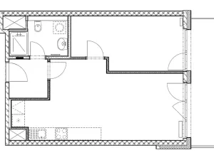 Pronájem bytu 2+kk, Praha - Vysočany, Gerstelova, 52 m2