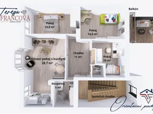 Prodej bytu 4+kk, Prostějov, Tyršova, 85 m2