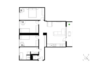 Prodej bytu 4+kk, Praha - Záběhlice, Hrusická, 79 m2