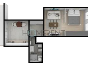 Pronájem bytu 1+1, Praha - Smíchov, Plzeňská, 45 m2