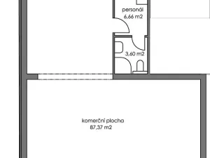 Pronájem kanceláře, Mladá Boleslav - Mladá Boleslav II, Máchova, 102 m2