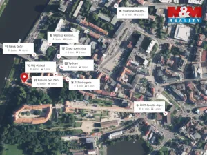 Pronájem bytu 1+kk, Děčín - Děčín I-Děčín, Zámecká, 19 m2