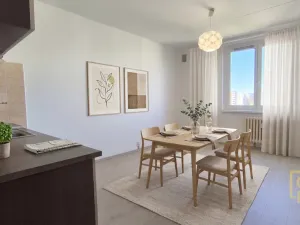 Pronájem bytu 2+kk, Brno - Židenice, Velkopavlovická, 43 m2