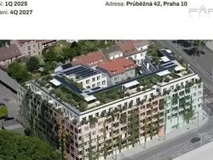 Pronájem kanceláře, Praha - Strašnice, Průběžná, 77 m2