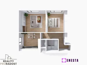 Prodej bytu 2+1, Praha - Strašnice, Sečská, 52 m2