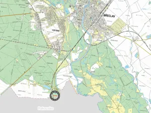 Prodej lesa, Břeclav, 1050 m2