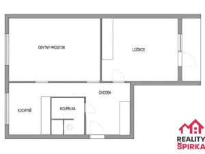Pronájem bytu 2+1, Svitavy - Předměstí, Malé náměstí, 56 m2