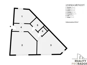 Prodej bytu 2+1, Brno, Bartákova, 58 m2