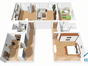 Pronájem bytu 4+kk, Praha - Libeň, Na rozcestí, 128 m2