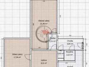 Pronájem bytu 3+1, Třešť, Barvířská, 73 m2